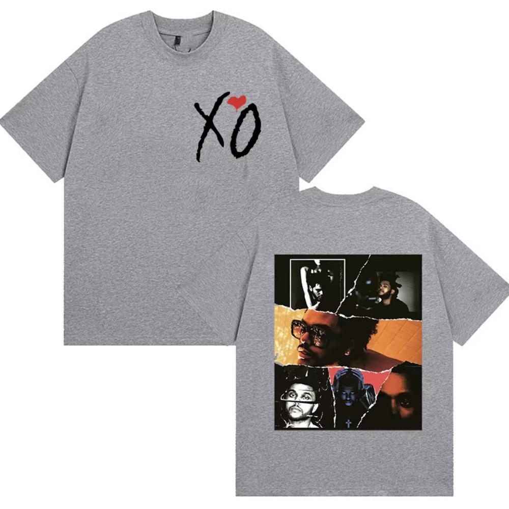 Pop Rapper The Weeknd Xo Album 2026 Grafik T-Shirts Herren Damen Fans Hip Hop Neues Kurzarm-T-Shirt Männliche Baumwoll-T-Shirts Streetwear