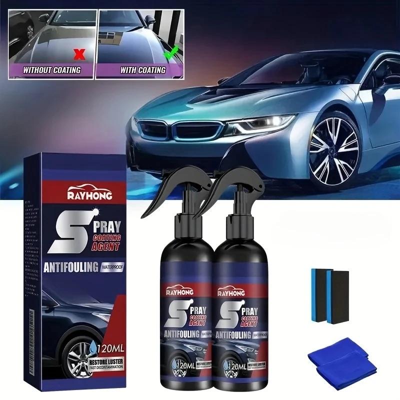 Spray Nano-Rivestimento per Auto Vernice Cura Pulitore Lucida Nera Polish Protettivo Spray Strumento di Manutenzione Shine per Dettagli Auto