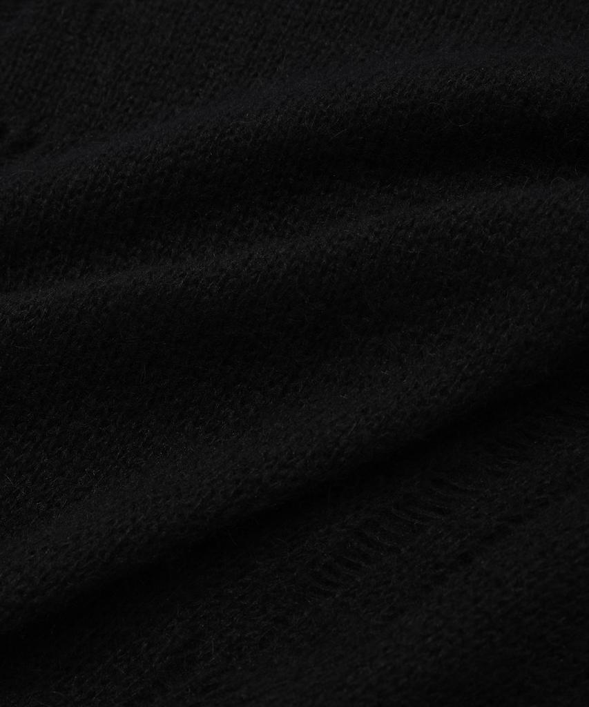 FALLETT Grunge Sheer Knit Black