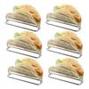 Supporto per Tortillas in Acciaio Inossidabile Resistente Ideale per Grigliare, Cuocere al Forno e Servire Tacos Adatto per Uso Domestico e Ristorante
