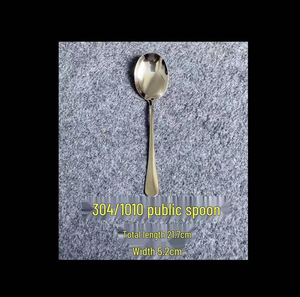 Stainless Steel Long-Handle Buffet and Rice Cooker Serving Spoon