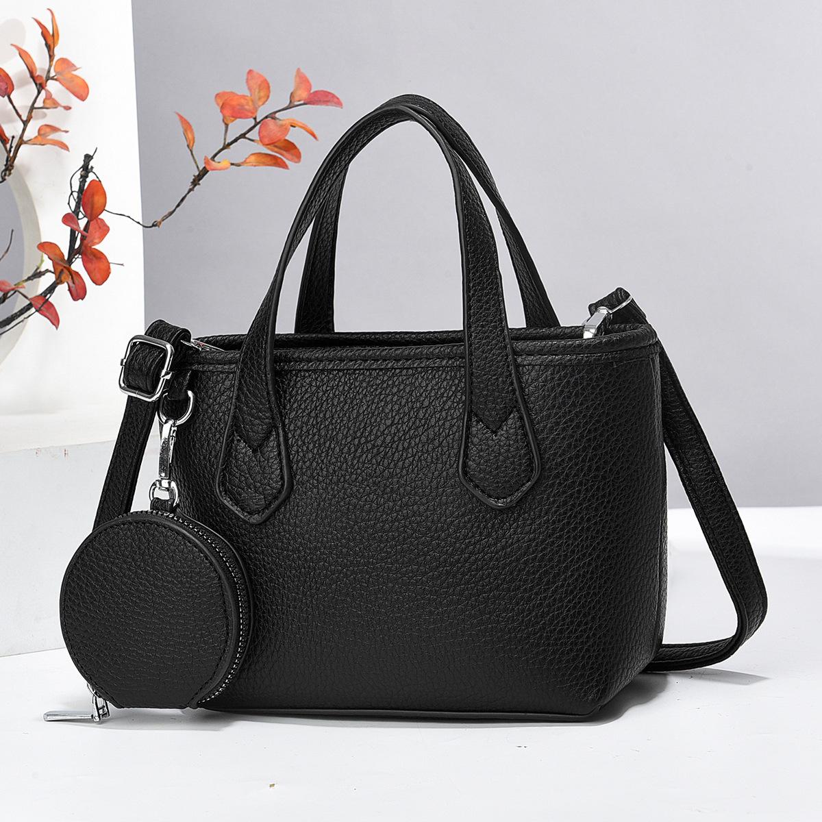 

Handbag vegetable basket women s bag high-end small bag travel storage shoulder messenger bag 22*11*16 чёрный