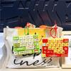 26-key Keyboard Keychain Pressable Keys Press Button Toy Cute Keyboard Fidget Toy  Bag Ornament