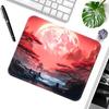 overlock Mouse Pad Keyboard Mouse Pad office Pad Computer Laptop Pad Desk accessories Game Console Pad Cherry Blossom Scenery