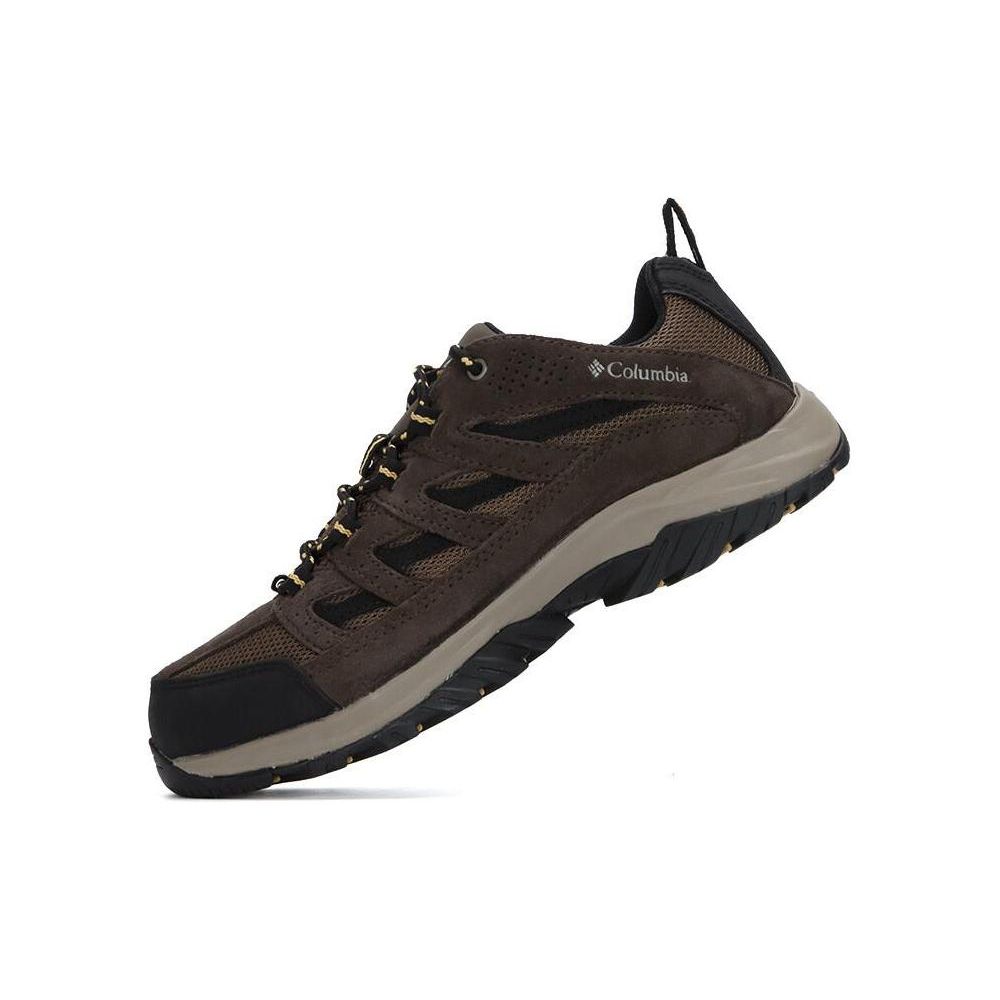 Columbia Crestwood Fabric Synthetic Leather Comfortable Daily Slip Resistant Durable Low Top Outdoor Functional Shoes Men sneaker BM4595203