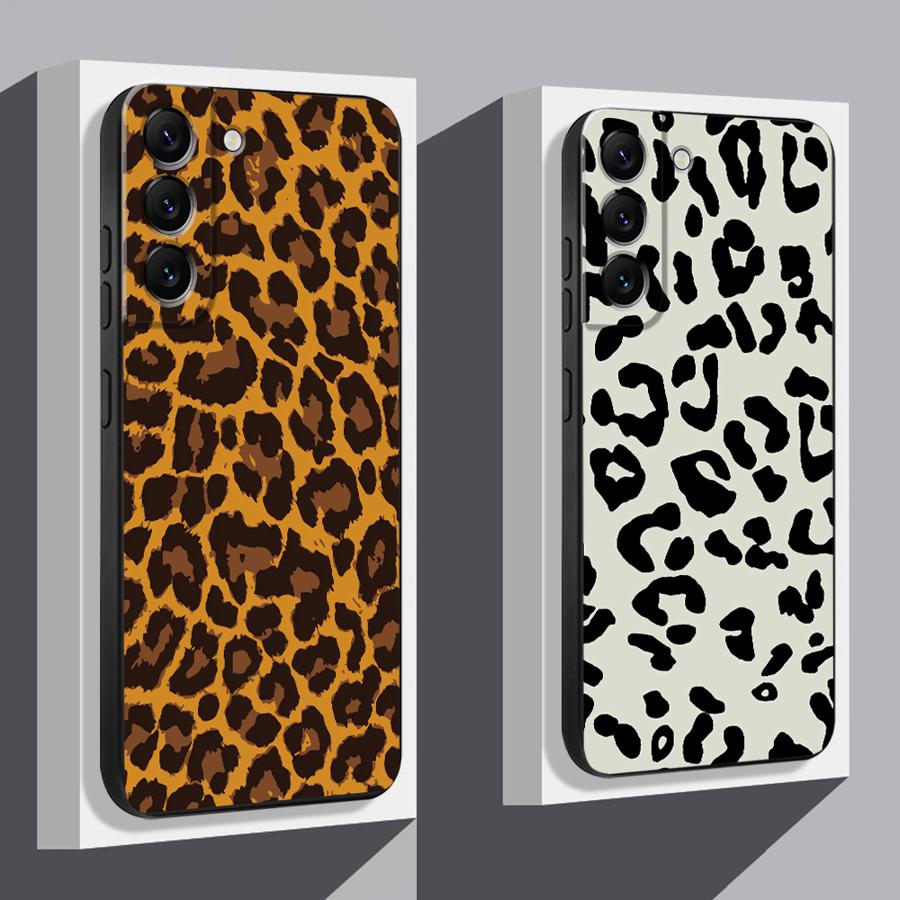 Funda Phone Cover Case for Xiaomi Redmi Note 12 Pro 9 10S 9S 13 Pro Plus 14 11s 12s 7 8 11 10 Leopard Print Pattern