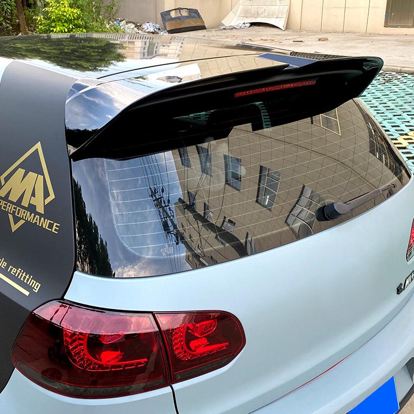 2008 2009 2010 2011 2012 2013 For Volkswagen VW Golf 6 MK6 GTI GTD R R20 Spoiler Rear Window Wing High Quality ABS Glossy Black