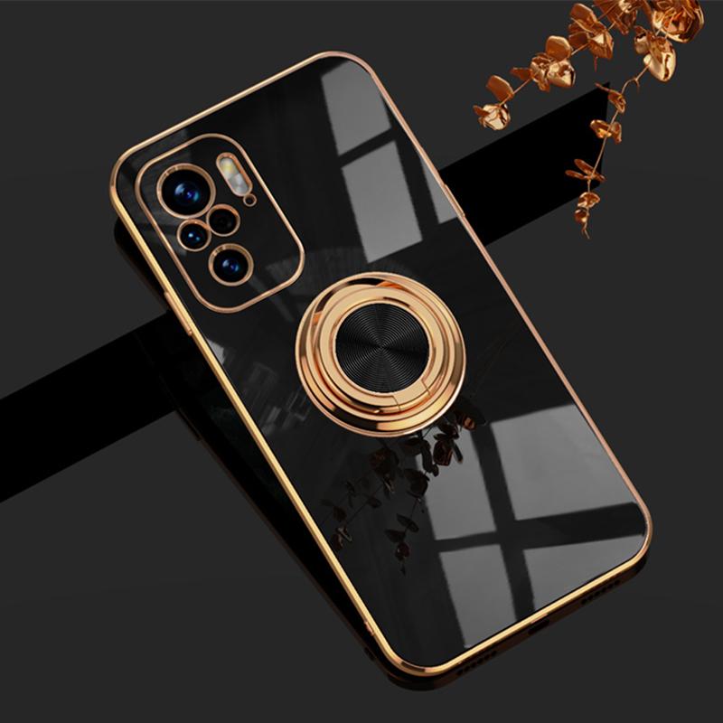 Étui de luxe avec anneau magnétique pour Xiaomi Mi 10T 11T Redmi Note 10 Pro 10Pro Mi10T T, housse de protection complète avec support