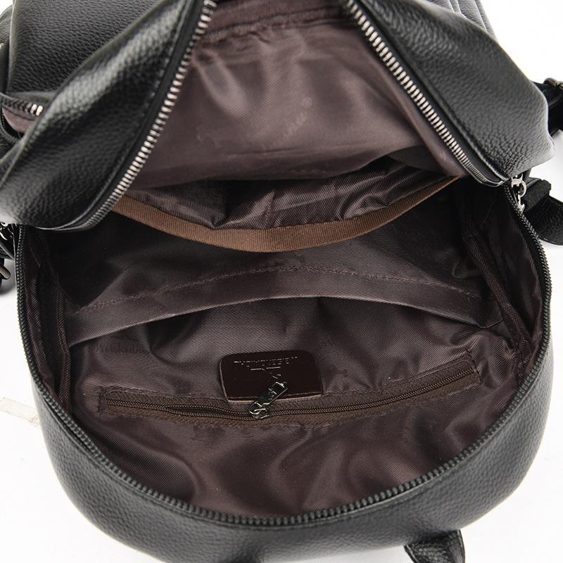 Backpack for Women New Fashionable and Versatile Soft Leather Large Capacity Travel Bag Mother Backpack Anti-theft Backpack