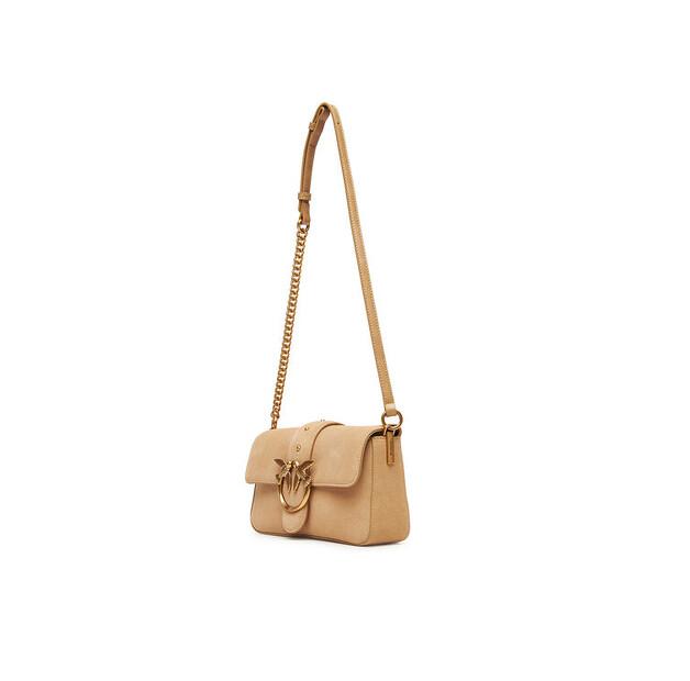 Сумка PINKO Love One Mini Slouchy Fl PE 25 PLTT 104340 A2CC бежевый