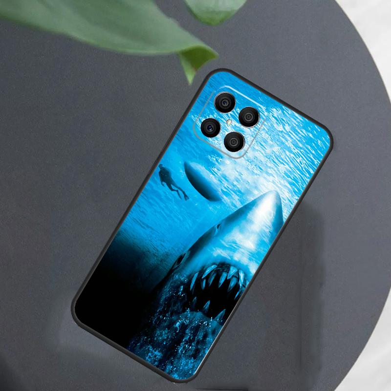 Jaws 1975 Movie Poster For Honor Magic 7 Lite 6 8 Case For Honor 200 400 Pro 90 70 50 X8c X8b X9a X9b X9c X9d Win RT