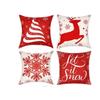 New Christmas Pillow 4 Combination Picture Pillow Cushion Pillowcase Home Office Pillowcase