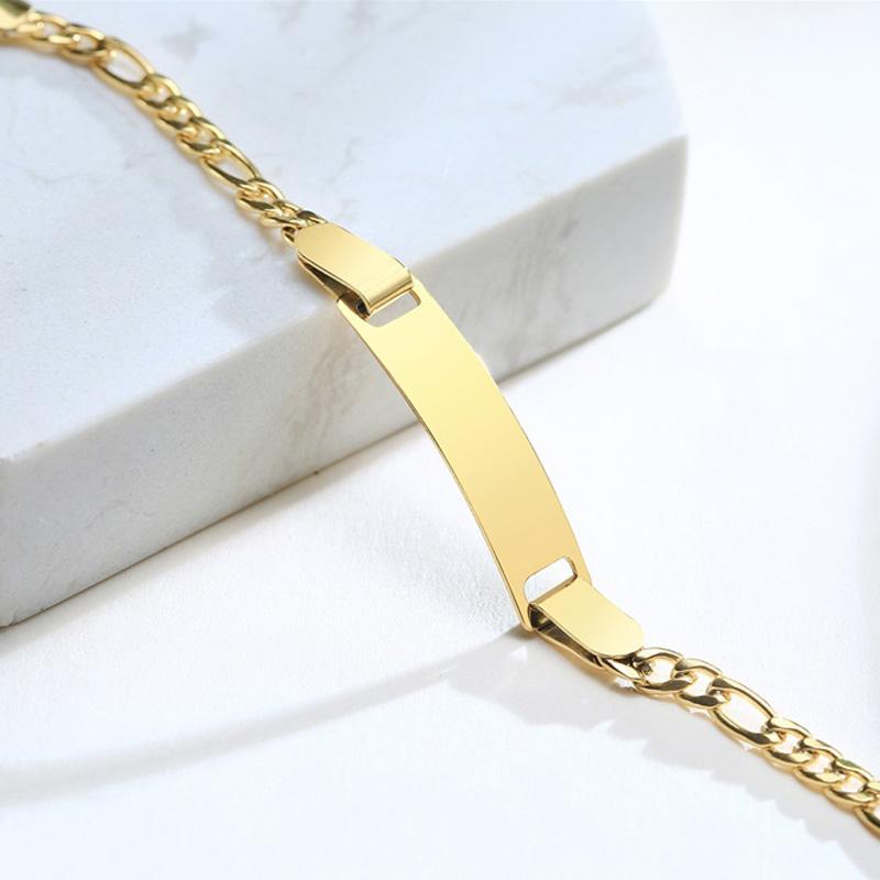 26 Initial A-Z Free Custom Name Date Bracelets Amulet Gift Jewelry, Anti Allergy Stainless Steel Chains Bracelet