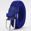Unisex Elastic Stretch Canvas Belt - Korean Style Versatile Woven Waist Belt for Men and Women