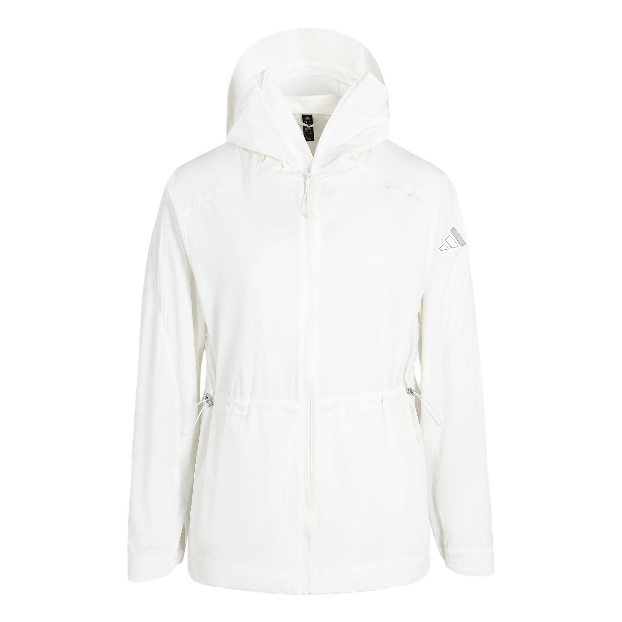 adidas Women s UPF100+ Cooling Windbreaker Off-White JM8828 M