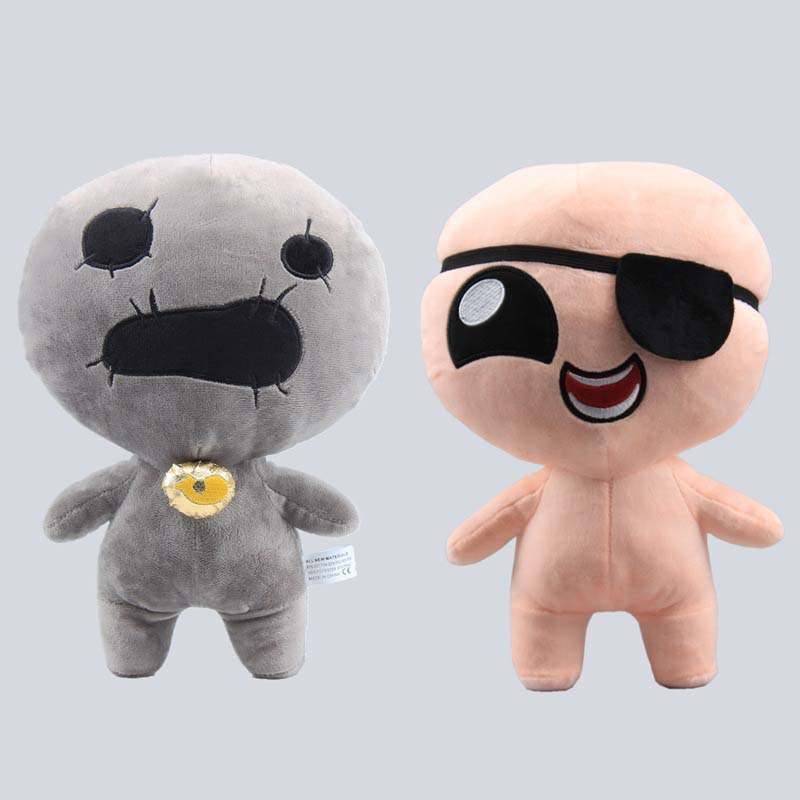 Set of 2pcs The Binding of Isaac Plush Toy Doll Afterbirth Rebirth Stuffed Figures Keeper Cosplay Props Fans Collection Gift