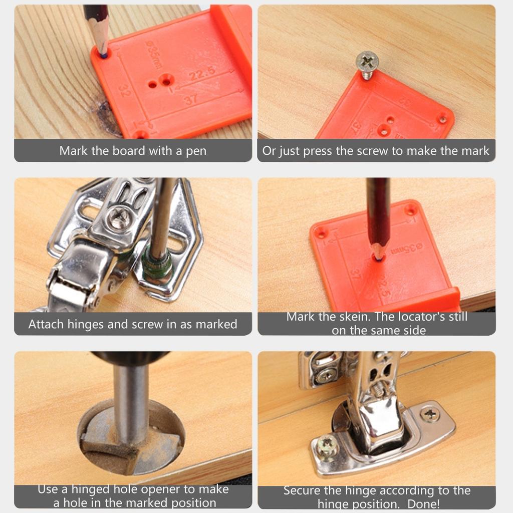 Precision Woodworking Drill Guide Board Positioning Tool for Accurate Hole Positioning and Enhanced Drilling Efficiency