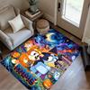 Halloween Friends Trick-or-treat Personalized Text Carpet Suitable for Study Room Foyer Playrooms Entryway Anti-slip Rug Anime Office Decor