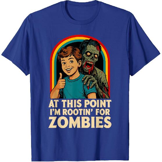 Zombie Men Women Kids Funny Halloween T-Shirt