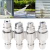 Professional 4 Way Sprayings Nozzles 5000PSI Durability Steel Construction Compatible for Soft Wash Systems 2-4GPM Washer