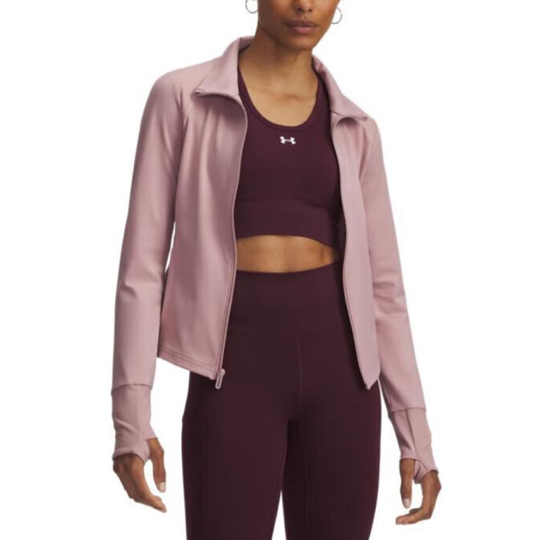 Under Armour Meridian Soft Series Training Slim Fit Stand Collar Long Sleeve Jacket Women Jacket 1379157-673