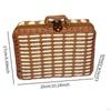 Handmade Storage Basket Festival Gift Box Suitcase for Desktop Household