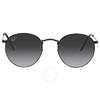 Ray Ban Round Flat Lenses Grey Gradient Unisex Sunglasses Rb3447n 002 71 50