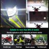 2Pcs 9-48V ATV LED Bulbs White,1800LM Hi-Lo Beam 4COBs H6M P15D LED Bulbs for or Motorcycle,Y amaha,ATVS Y FM350 450 400 660 700 Raptor.