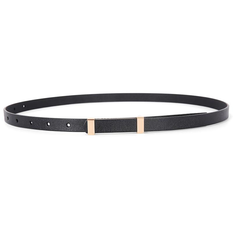 Genuine Leather Womens Belt For Jeans Dress And Pants With Square Buckle For Outdoor Casual Wear
