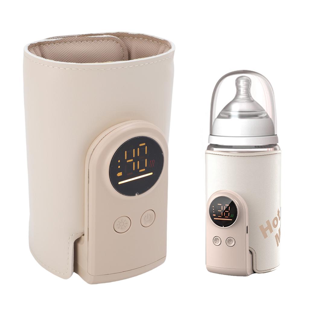 Fast Bottle Warmer Universal Accurate Temperature Control Rechargeable Cordless Milk Bottle Heater w