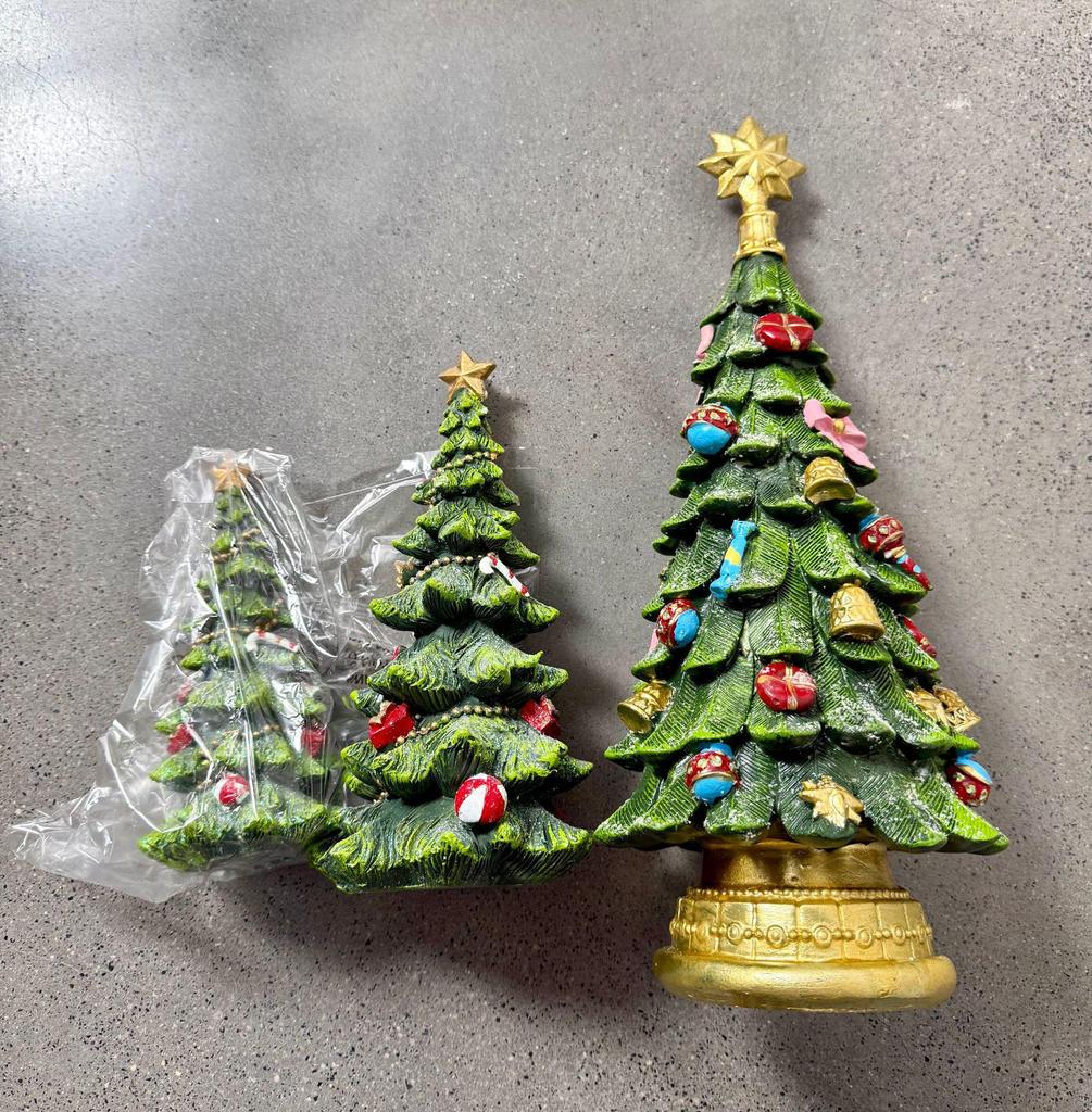 Resin Christmas Tree Ornament - Home Desktop Decoration