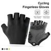 INBIKE Neue Fahrradhandschuhe Reflektierende Streifen Atmungsaktives Netz MTB Rennrad Handschuhe Gepolsterte Handfläche zum Radfahren Stoßdämpfung