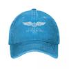 Supernatural Wing Unisex Style Baseball Cap Dean Sam Distressed Washed Hats Cap Classic All Seasons Travel Adjustable Headwear