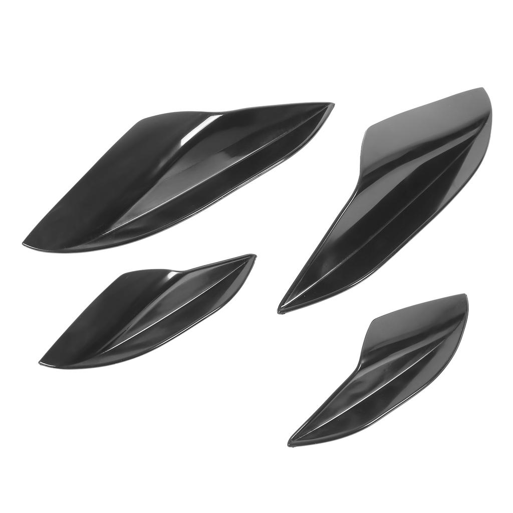 Alettone Paraurti Auto Paraurti Anteriore Splitter Laterali Canards Labbro Spoiler Deflettore Sostituzione per Mitsubishi