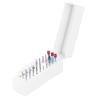 30pcs Nail Drill Bits Set Professional Steel Cuticle Remover Bits with Storage Box for Manicure