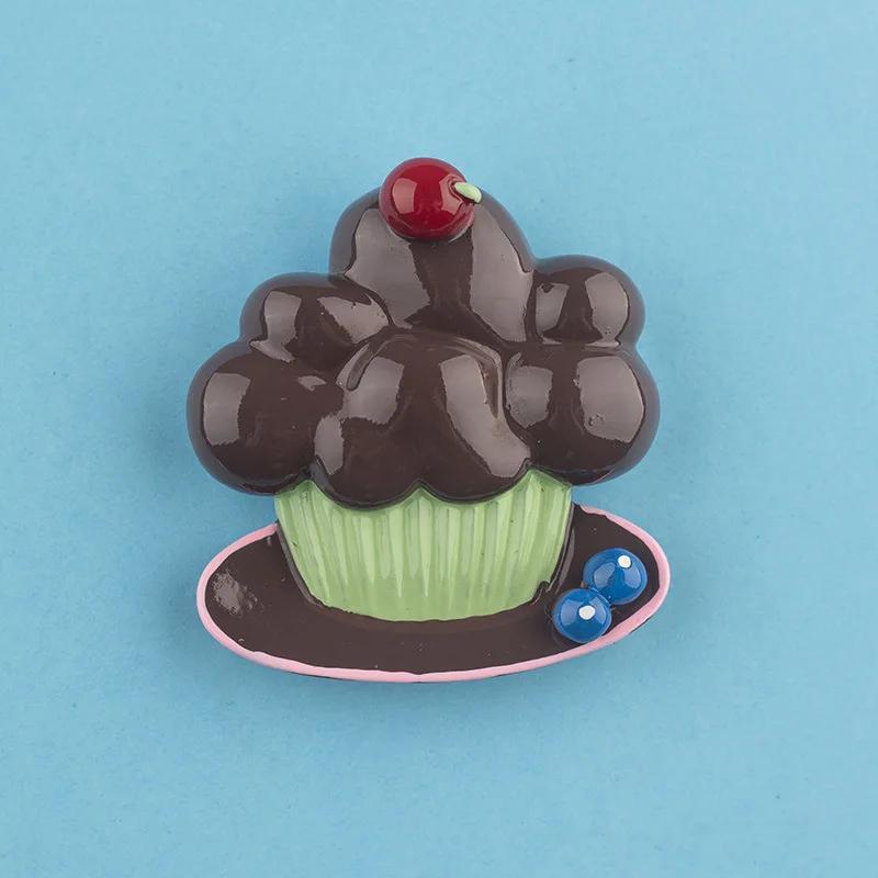 Kawaii Cupcake Fridge Magnets Home Decor Creative Message Board Magnetic Stickers Children Toys Fridge Stickers