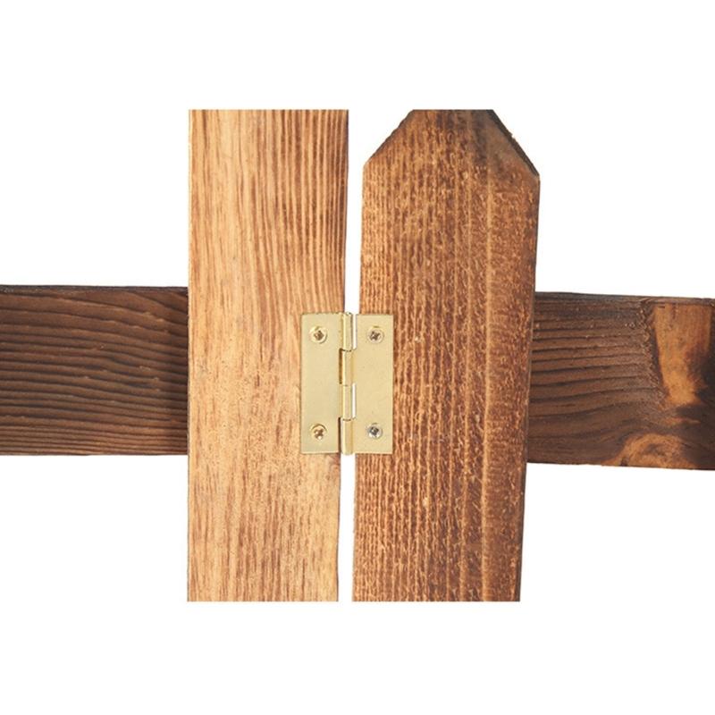 120cm Mini Fence Barrier DIY Miniature Fairy Garden Fence Wooden Craft Figurine Ornament Dollhouse Decoration Accessory