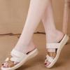 Sandals Woman Leather Casual Slippers Flip Flops Outside Flat Shoes For Women Premium Slides Low Price Natural Skin Eva 39