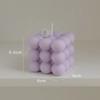 Ins Style Bubble Cube Candle Handmade Scented Candle Aromatherapy Soy Wax Candle Wedding Birthday Candles Party Home Decoration