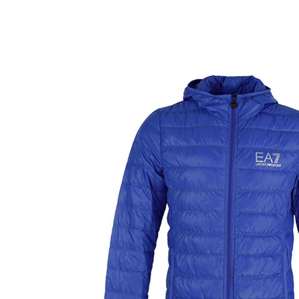 Emporio Armani EA7 Down Jackets Men's Royal Blue Hooded Lightweight 8NPB02-PN29Z-1597
