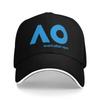 Cappellino da Baseball AO Australian Open con Stampa Uomo Donna Visiera Solare da Viaggio all'Aperto Cappelli Traspiranti a Sandwich Cappellino da Papà Cappellino da Golf