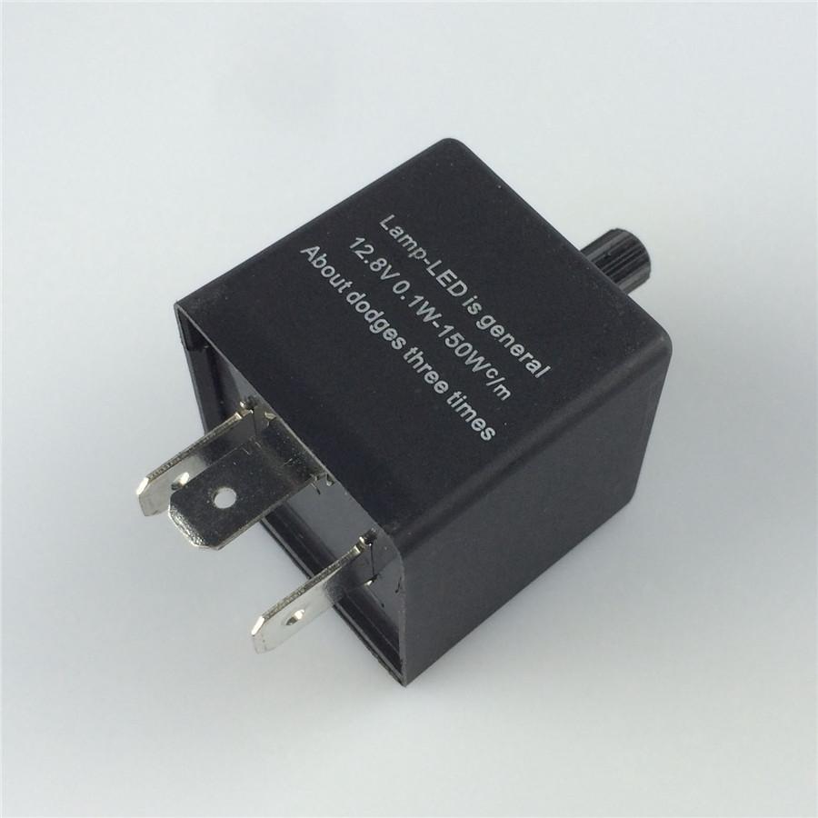 3 Pin Adjustable Electronic LED Flasher Relay For Car Turn Signal Blinker Light