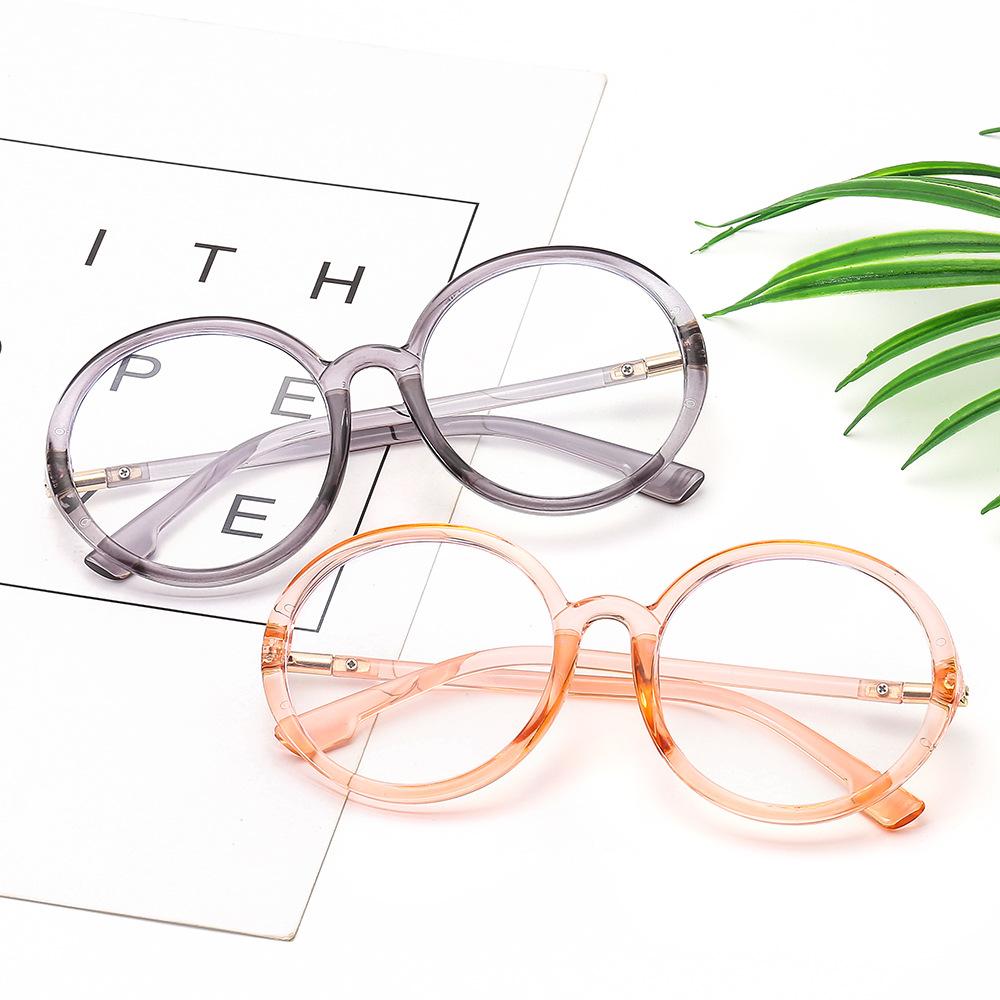 Anti-Blue Glasses, Large Frame Flat Glasses, Students Can Wear Myopia Glasses