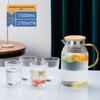 Borosilicate Glass Pitcher Set with 4 Cups