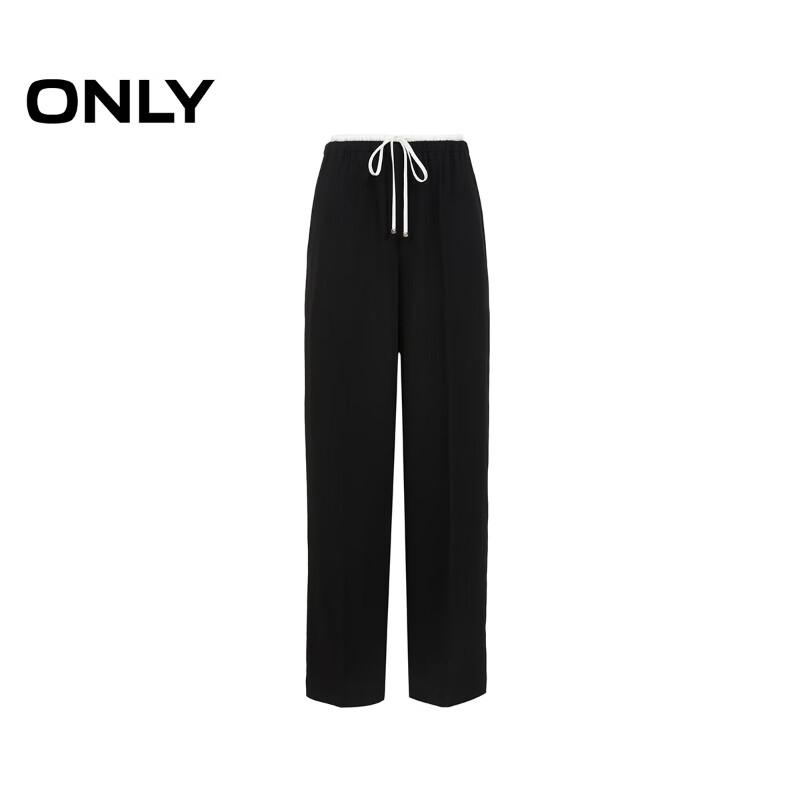 ONLY 2025 Women's Loose High-Waist Straight-Leg Casual Pants