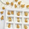 .1Stuks Schattige Gouden Kleur Pony Paard Bedels Hanger Voor Sieraden Maken Ketting Oorbellen Armband Sleutelhanger DIY Accessoires Benodigdheden