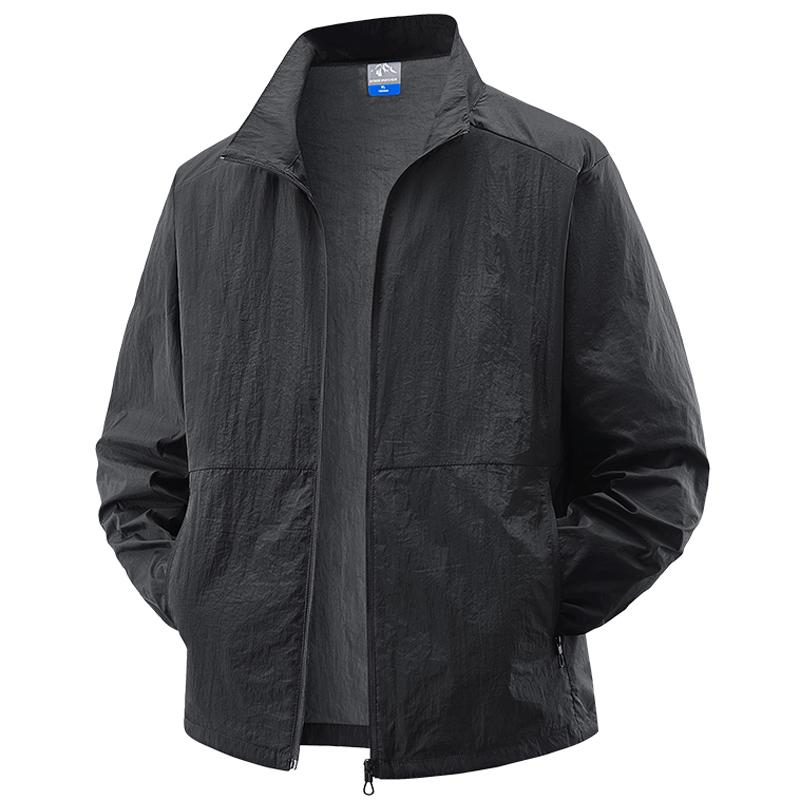 Taille XL 8XL Veste de cyclisme d'été SunSkin Hommes Outdoor Salle de sport Manteau de course Hommes Sports Protection solaire Randonnée Pêche Camping Veste