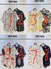 1116 summer new women's lapel Japanese cotton shirt loose shirt top cardigan polka dot literary style printing