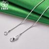 20 Inch 925 Sterling Silver Three Flower Pendant Necklace For Lady Engagement Wedding Party Beautiful Jewelry Accessories