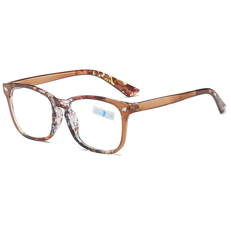 

New Fashion Men And Women s Flowers High Definition Anti-blue Light Reading Mirror For Middle-aged And Elderly People 2 1.5